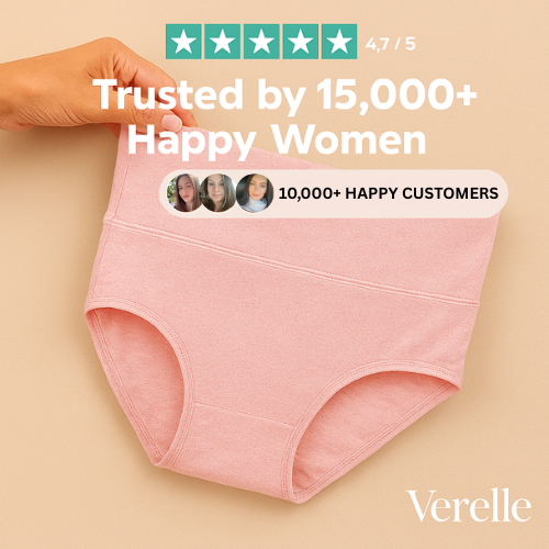 Verelle® 5-Pack High Waisted Comfort Cotton Briefs