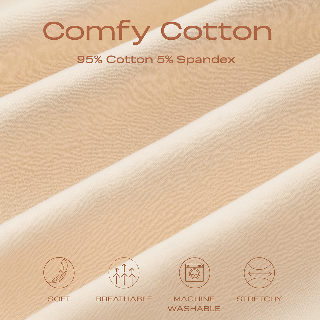 Verelle® 5-Pack High Waisted Comfort Cotton Briefs